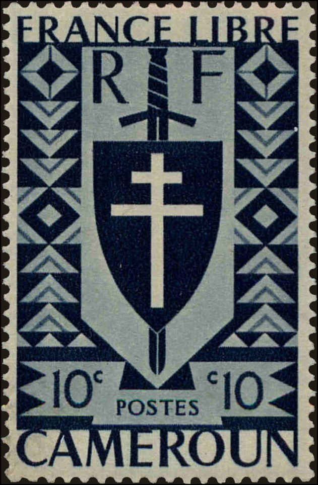 Front view of Cameroun (French) 283 collectors stamp