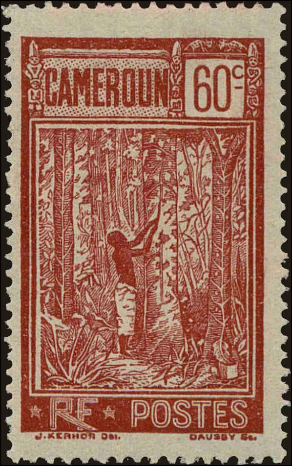 Front view of Cameroun (French) 191 collectors stamp