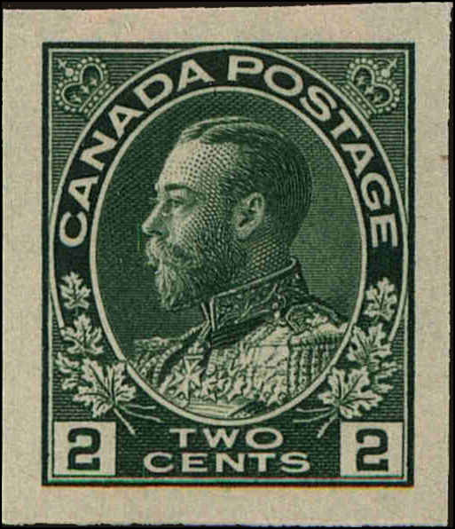 Front view of Canada 137 collectors stamp