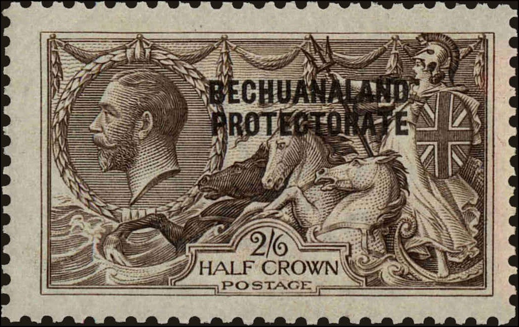 Front view of Bechuanaland Protectorate 92 collectors stamp