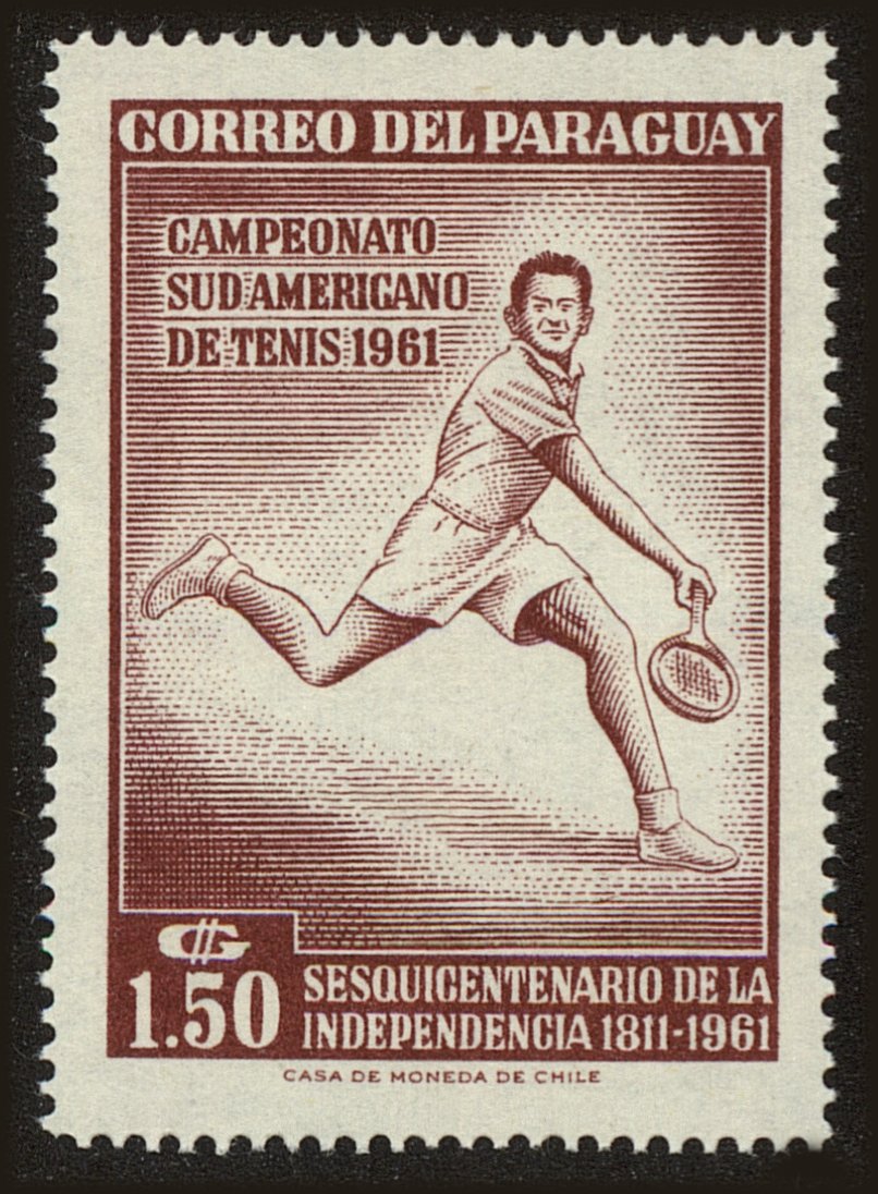 Front view of Paraguay 632 collectors stamp