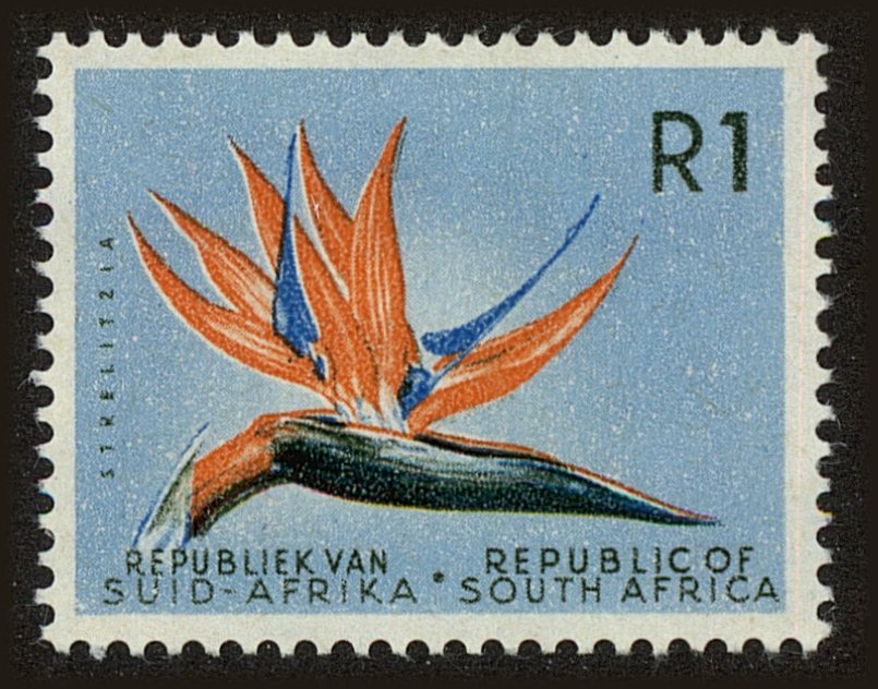 Front view of South Africa 266 collectors stamp