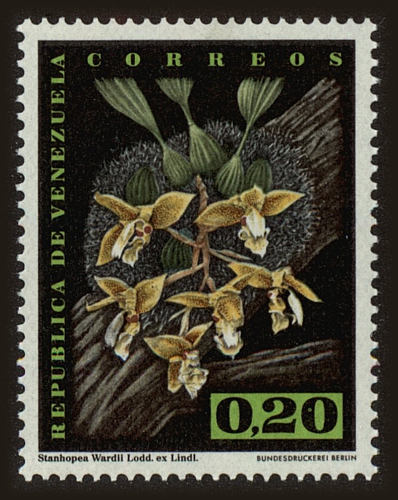 Front view of Venezuela 806 collectors stamp