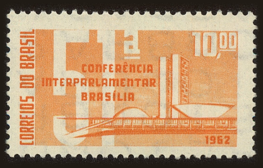 Front view of Brazil 944 collectors stamp