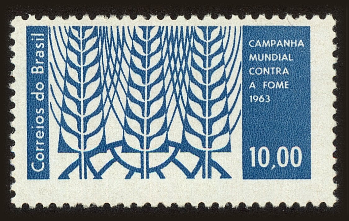 Front view of Brazil 960 collectors stamp