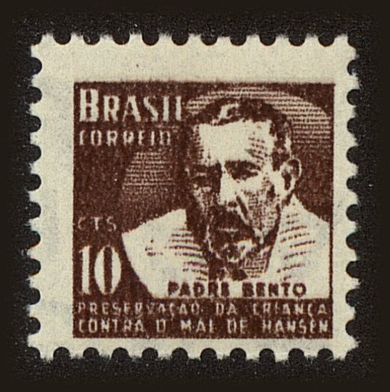 Front view of Brazil RA9 collectors stamp
