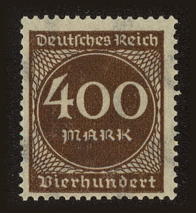 Front view of Germany 232 collectors stamp
