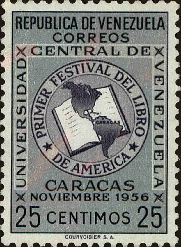 Front view of Venezuela 680 collectors stamp