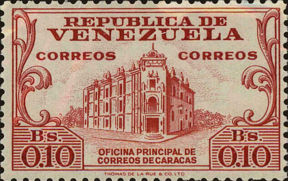 Front view of Venezuela 712 collectors stamp