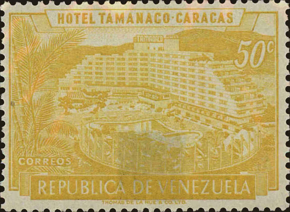 Front view of Venezuela 701 collectors stamp