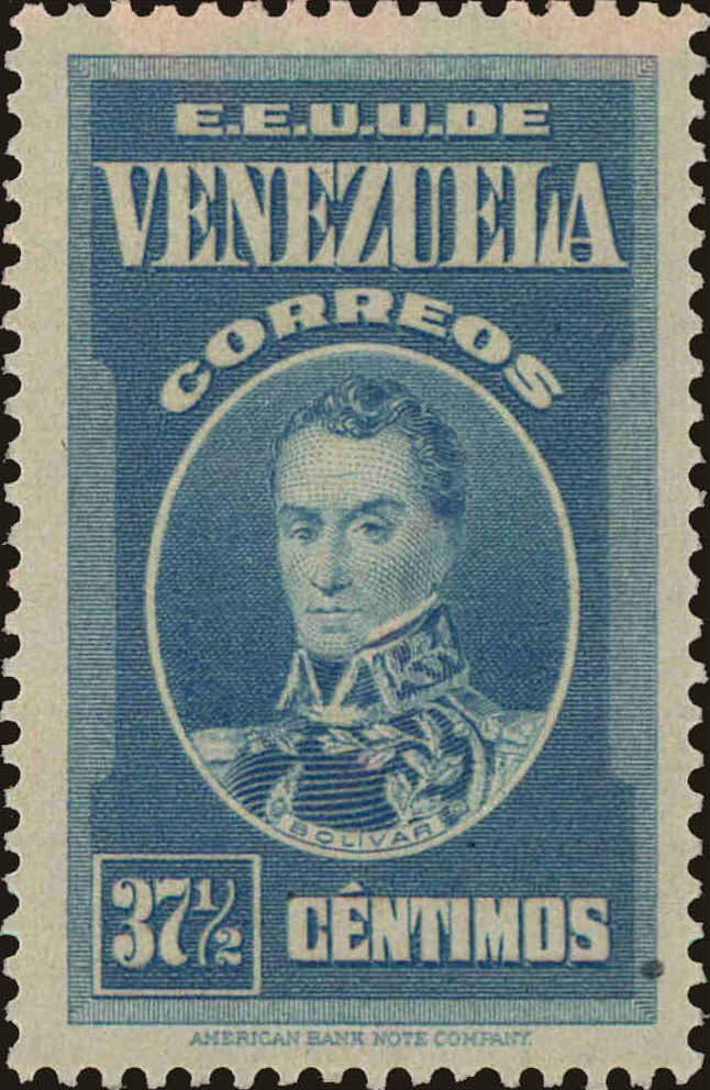 Front view of Venezuela 334 collectors stamp