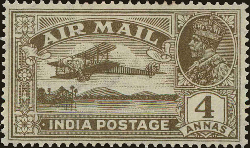 Front view of India C3 collectors stamp
