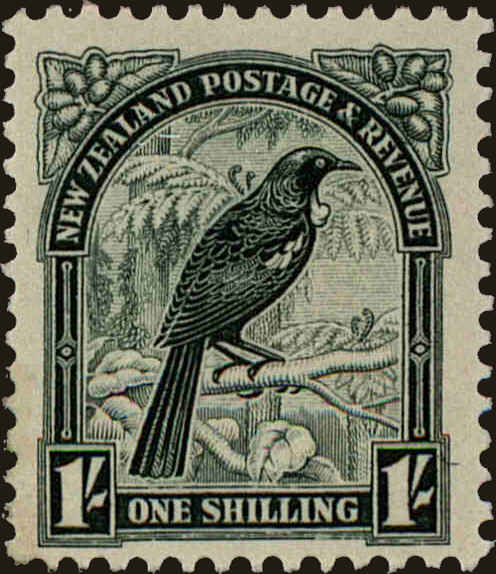 Front view of New Zealand 196 collectors stamp