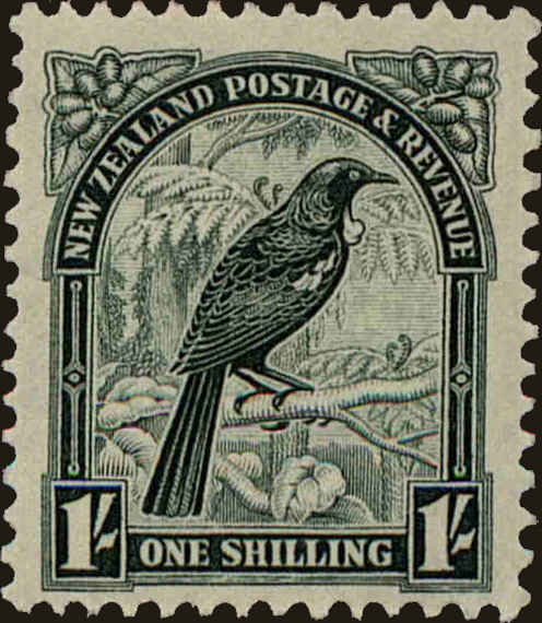 Front view of New Zealand 196 collectors stamp