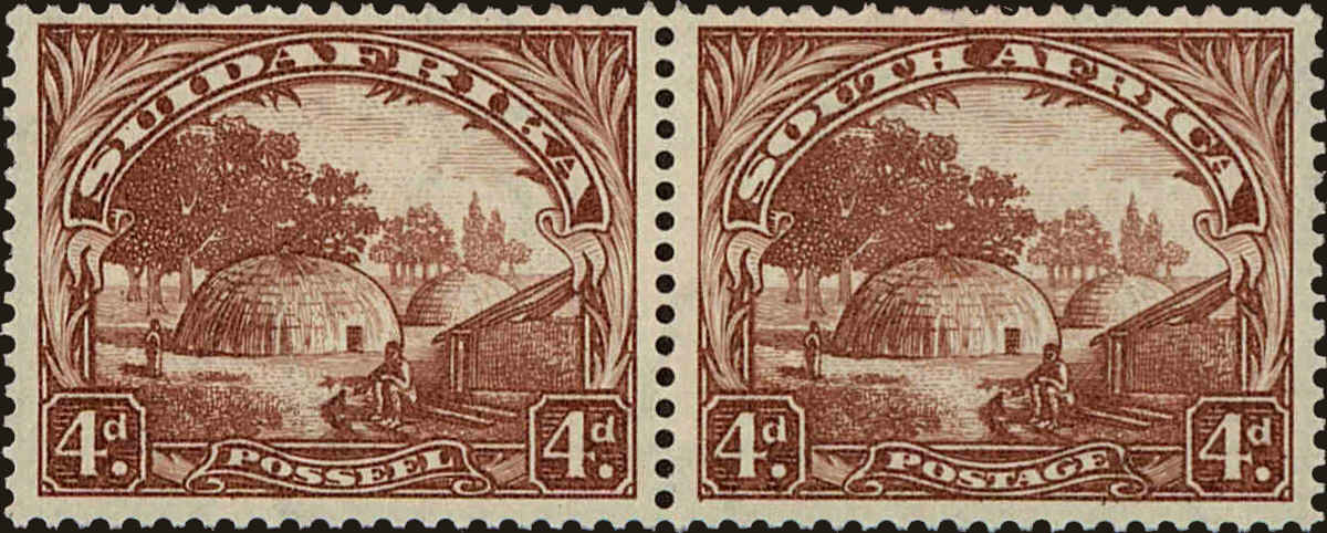 Front view of South Africa 41 collectors stamp