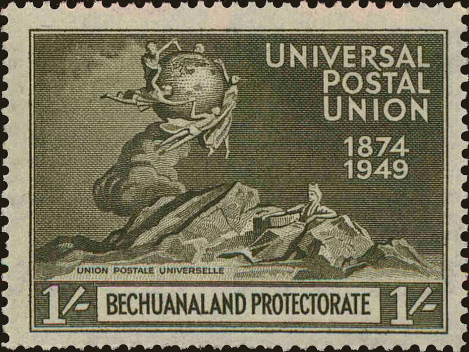 Front view of Bechuanaland Protectorate 152 collectors stamp