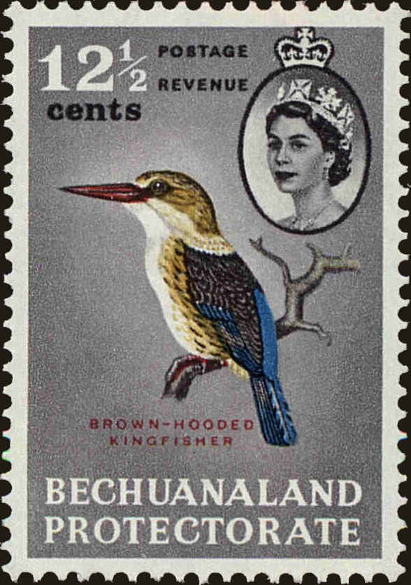 Front view of Bechuanaland Protectorate 187 collectors stamp