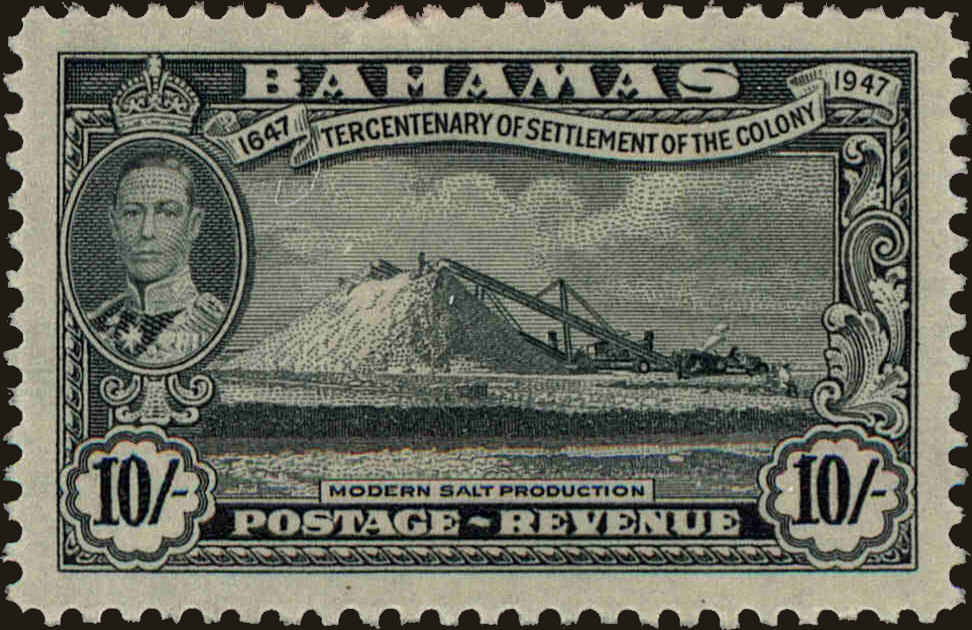 Front view of Bahamas 146 collectors stamp