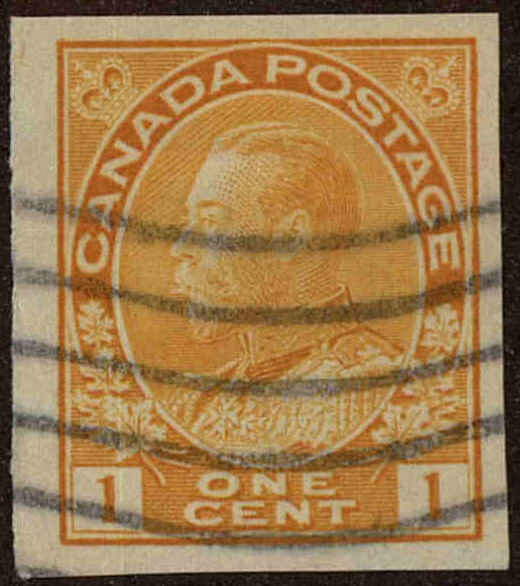 Front view of Canada 136 collectors stamp