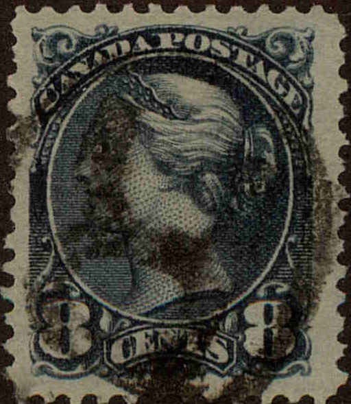 Front view of Canada 44b collectors stamp