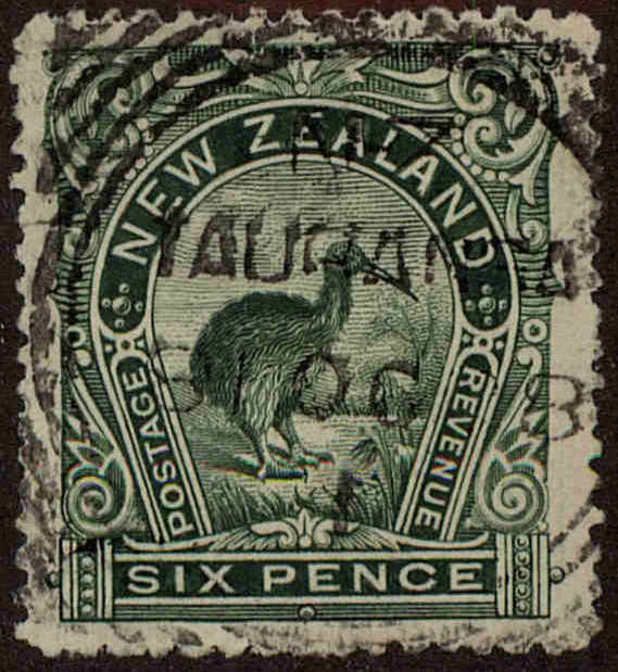Front view of New Zealand 78 collectors stamp
