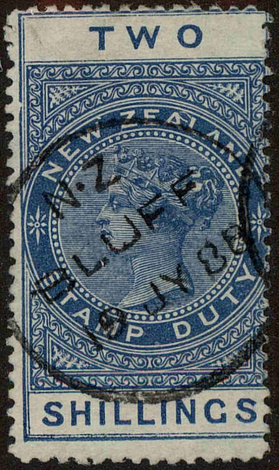 Front view of New Zealand AR1 collectors stamp