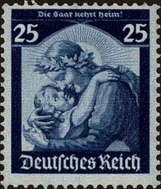 Front view of Germany 451 collectors stamp