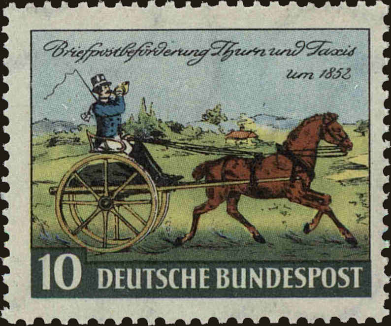 Front view of Germany 692 collectors stamp