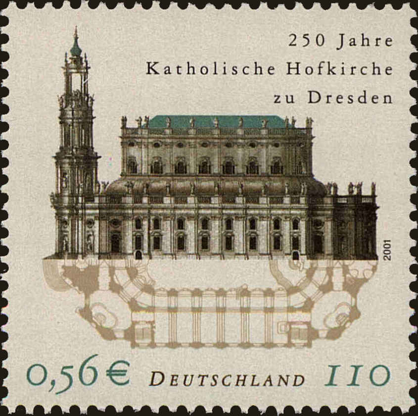 Front view of Germany 2129 collectors stamp