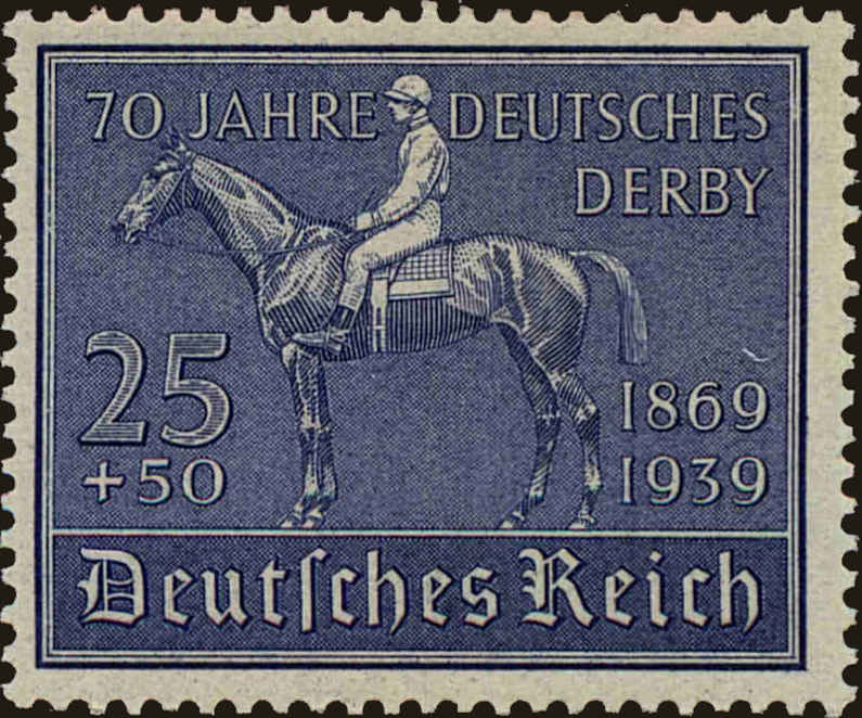 Front view of Germany B144 collectors stamp