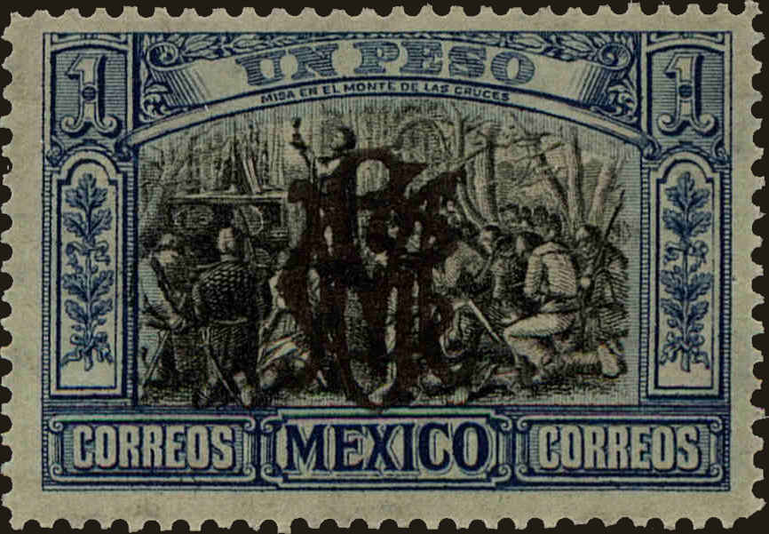 Front view of Mexico 464 collectors stamp