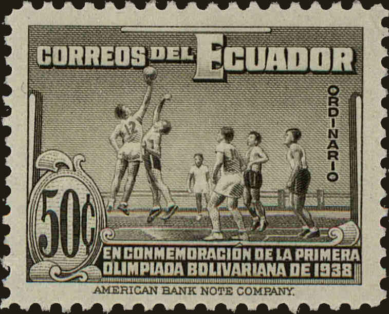 Front view of Ecuador 379 collectors stamp