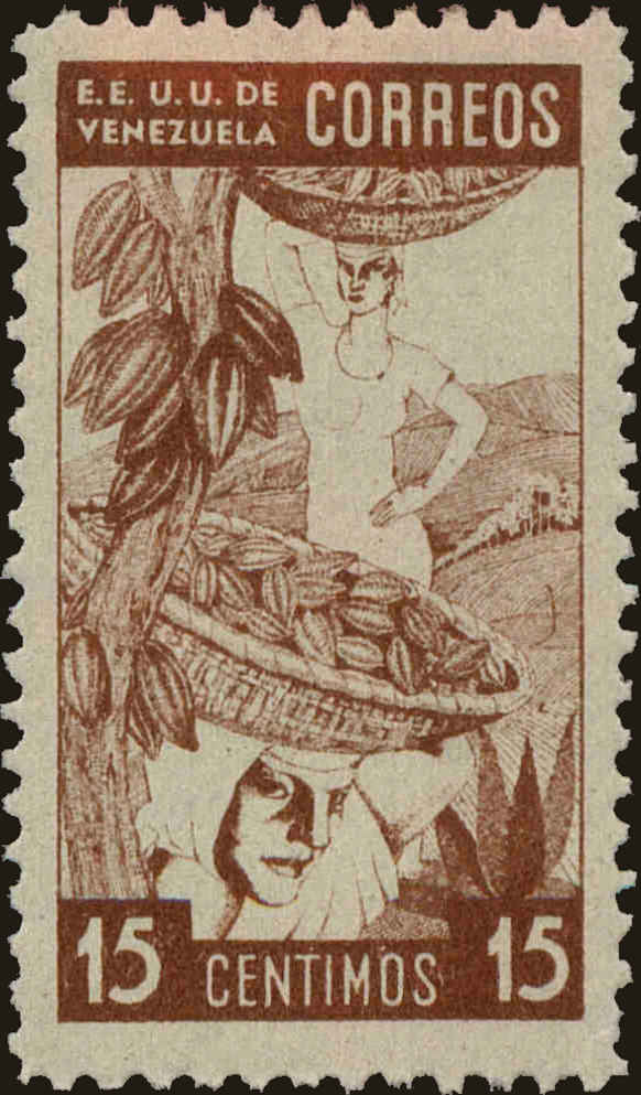 Front view of Venezuela 313 collectors stamp