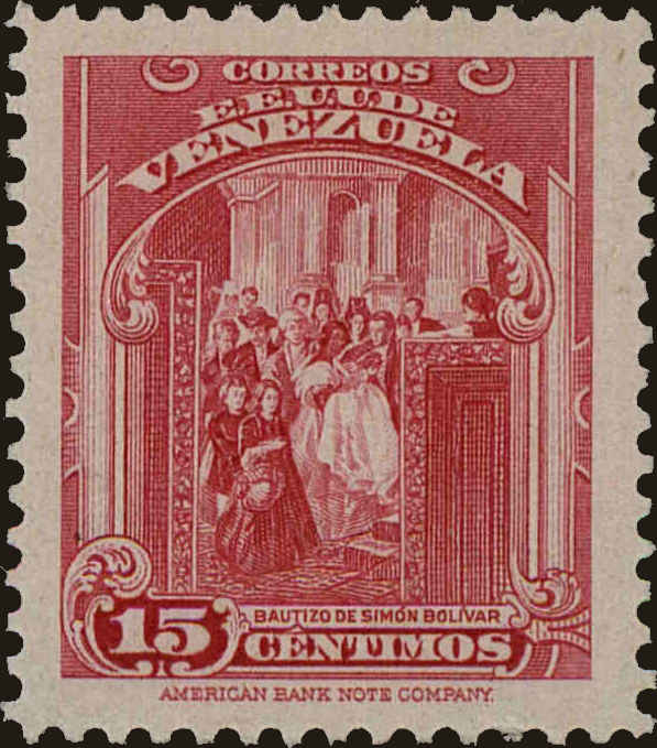 Front view of Venezuela 405 collectors stamp