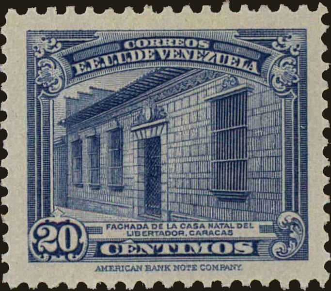 Front view of Venezuela 370 collectors stamp