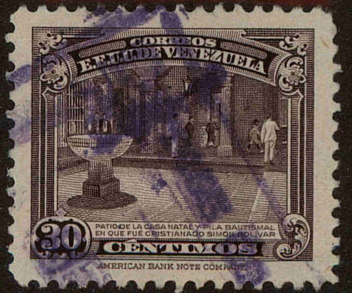 Front view of Venezuela 407 collectors stamp