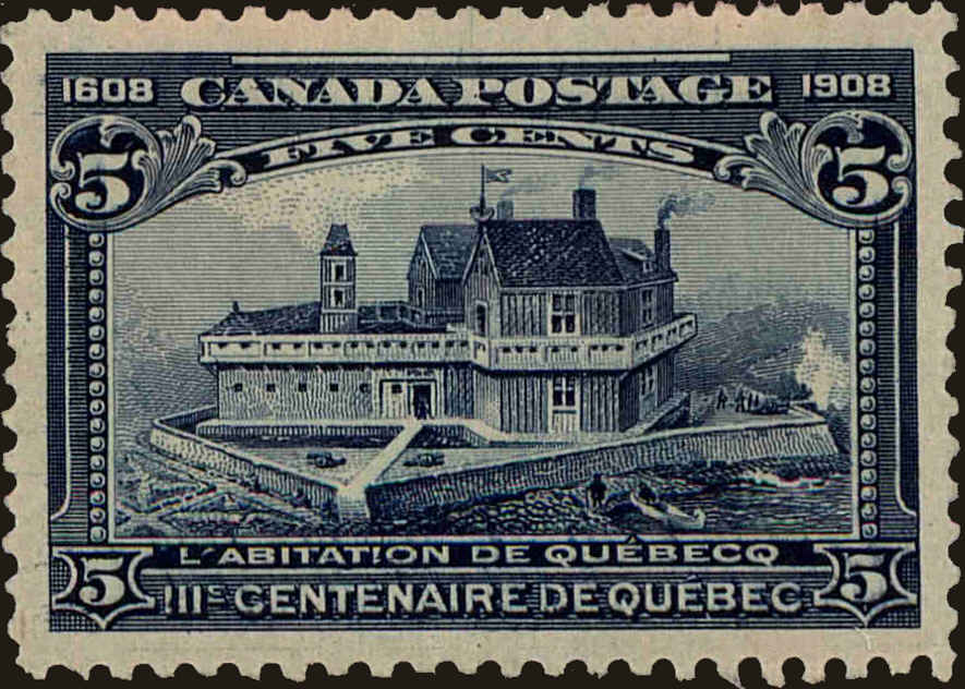 Front view of Canada 99 collectors stamp