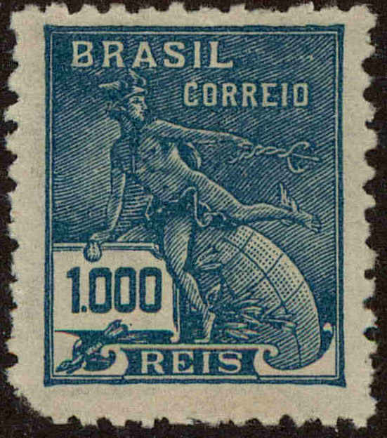 Front view of Brazil 494 collectors stamp
