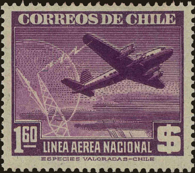 Front view of Argentina C108 collectors stamp