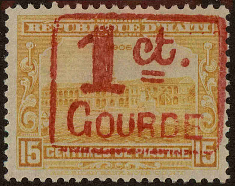 Front view of Haiti 267 collectors stamp