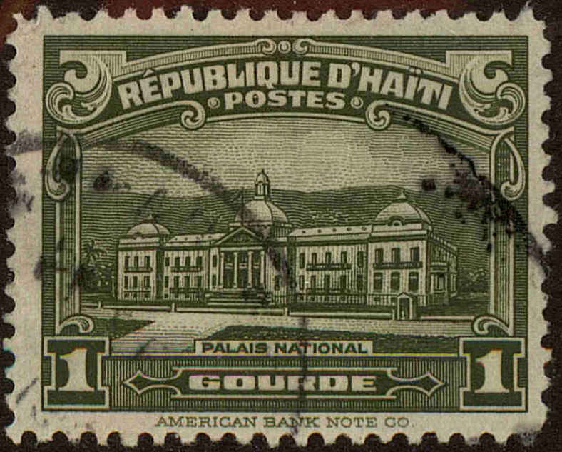 Front view of Haiti 319 collectors stamp