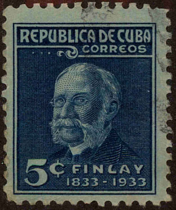 Front view of Cuba (Republic) 320 collectors stamp
