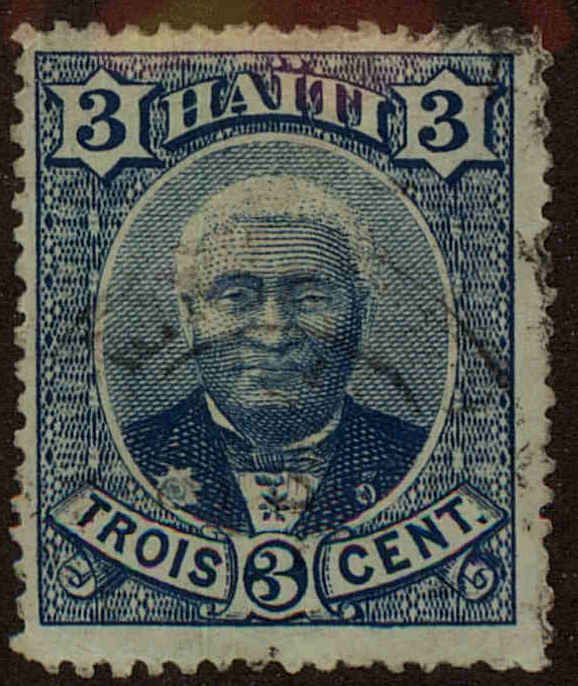 Front view of Haiti 23 collectors stamp