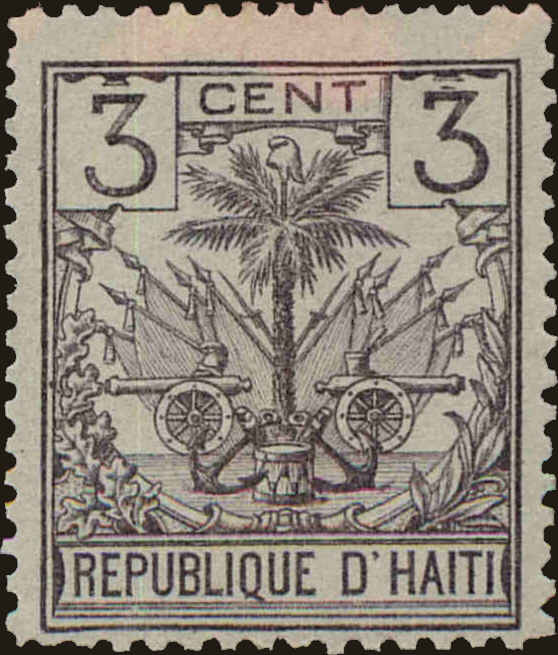 Front view of Haiti 28 collectors stamp