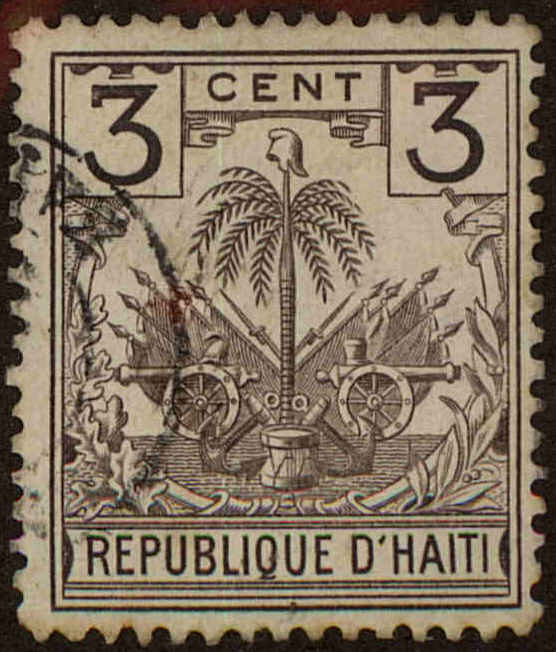 Front view of Haiti 34 collectors stamp