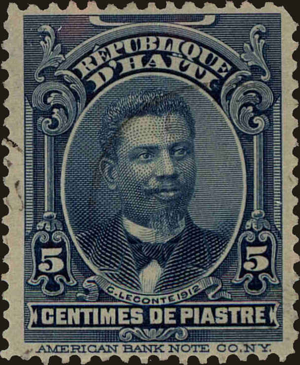 Front view of Haiti 168 collectors stamp