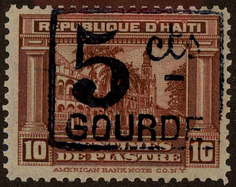 Front view of Haiti 274 collectors stamp
