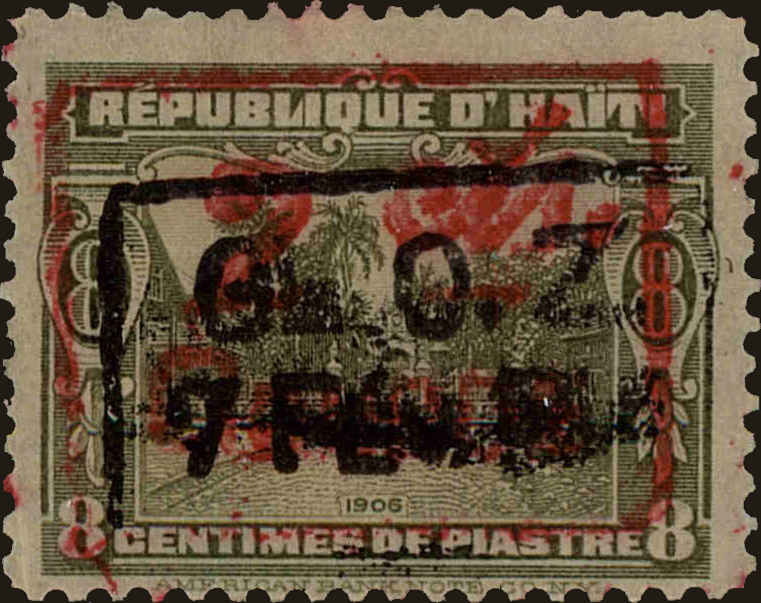 Front view of Haiti 284 collectors stamp