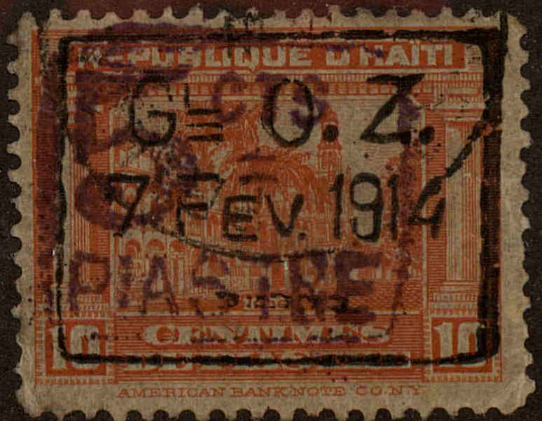Front view of Haiti 304 collectors stamp