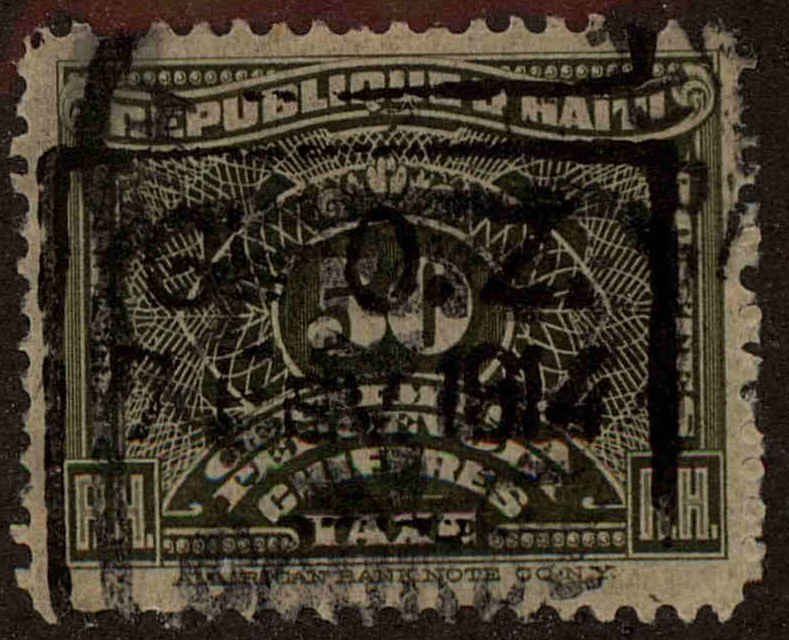 Front view of Haiti 307 collectors stamp